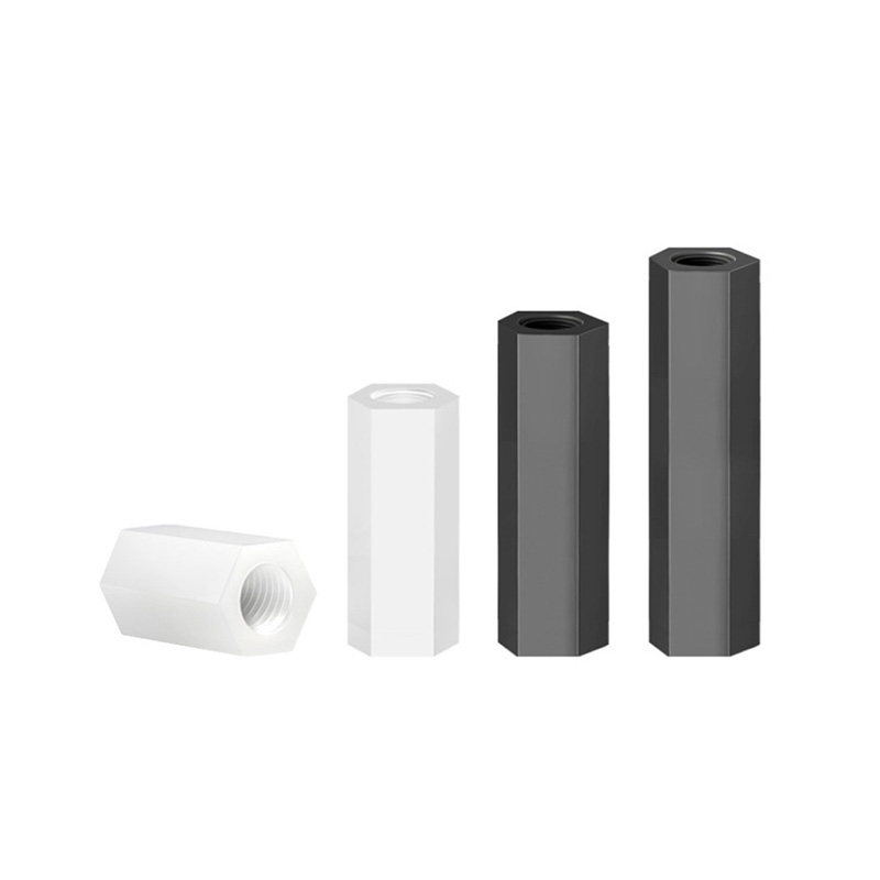 Naylon Sütun İzolasyon Sütunu Altıgen Naylon Somun Elektrik Aksesuarları