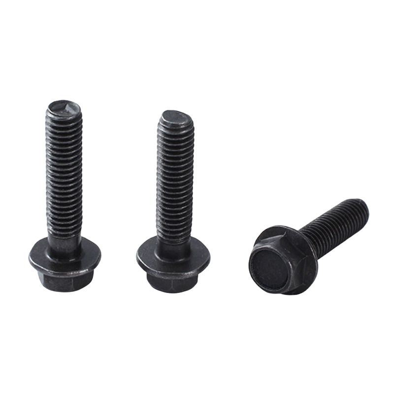 M5*10 Sınıf 8.8 Karbon Çelik Flanşlı Altıgen Başlı Cıvatalar